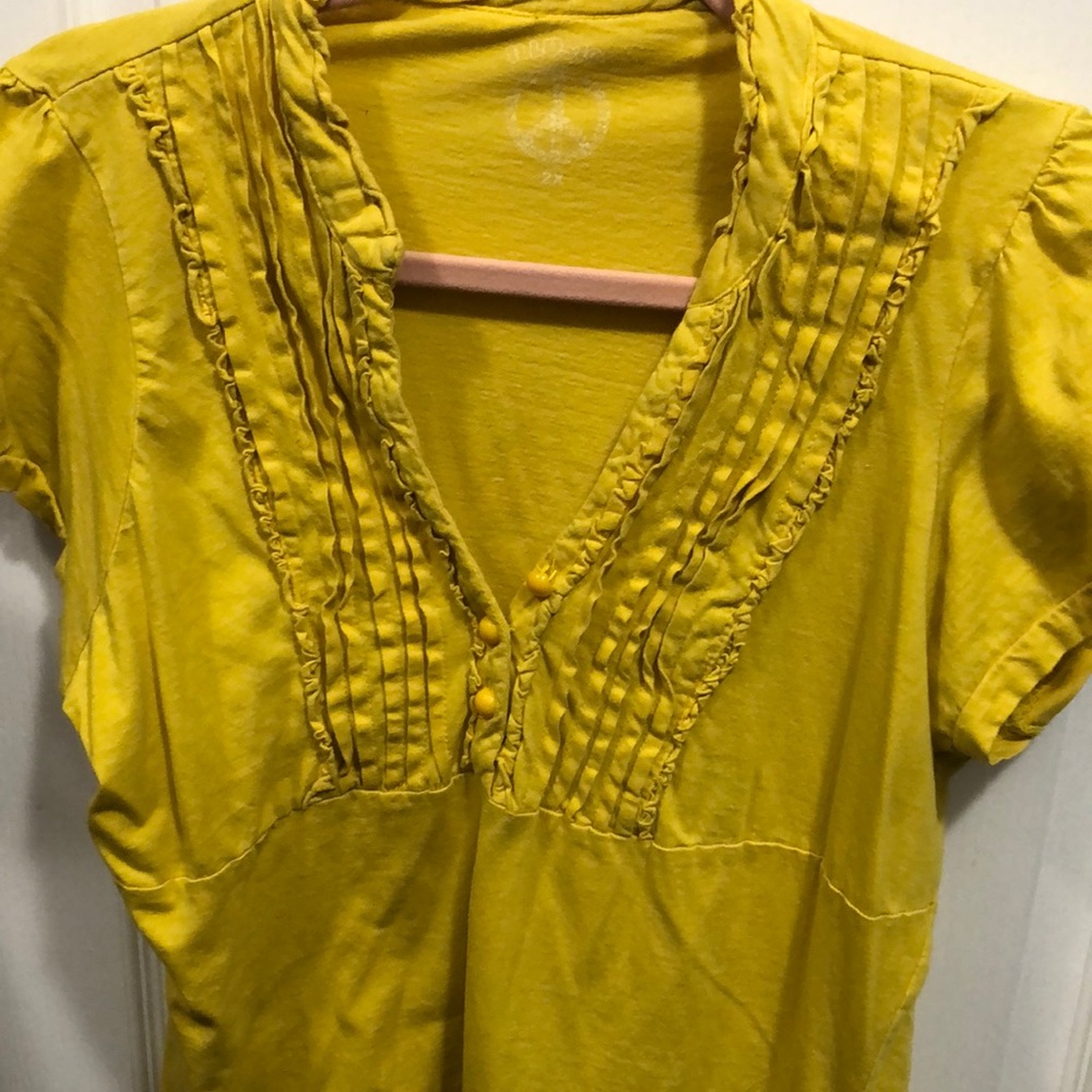 Mustard blouse